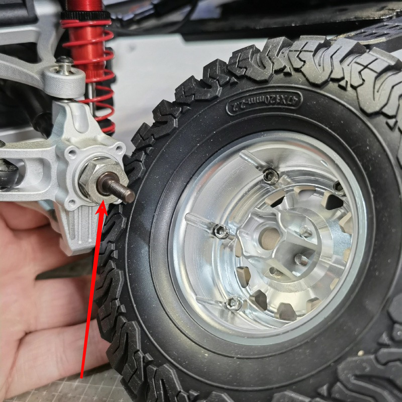 Ram 1500 Rc Hobby - Wzmocniony adapter piasty koła do TRACTION