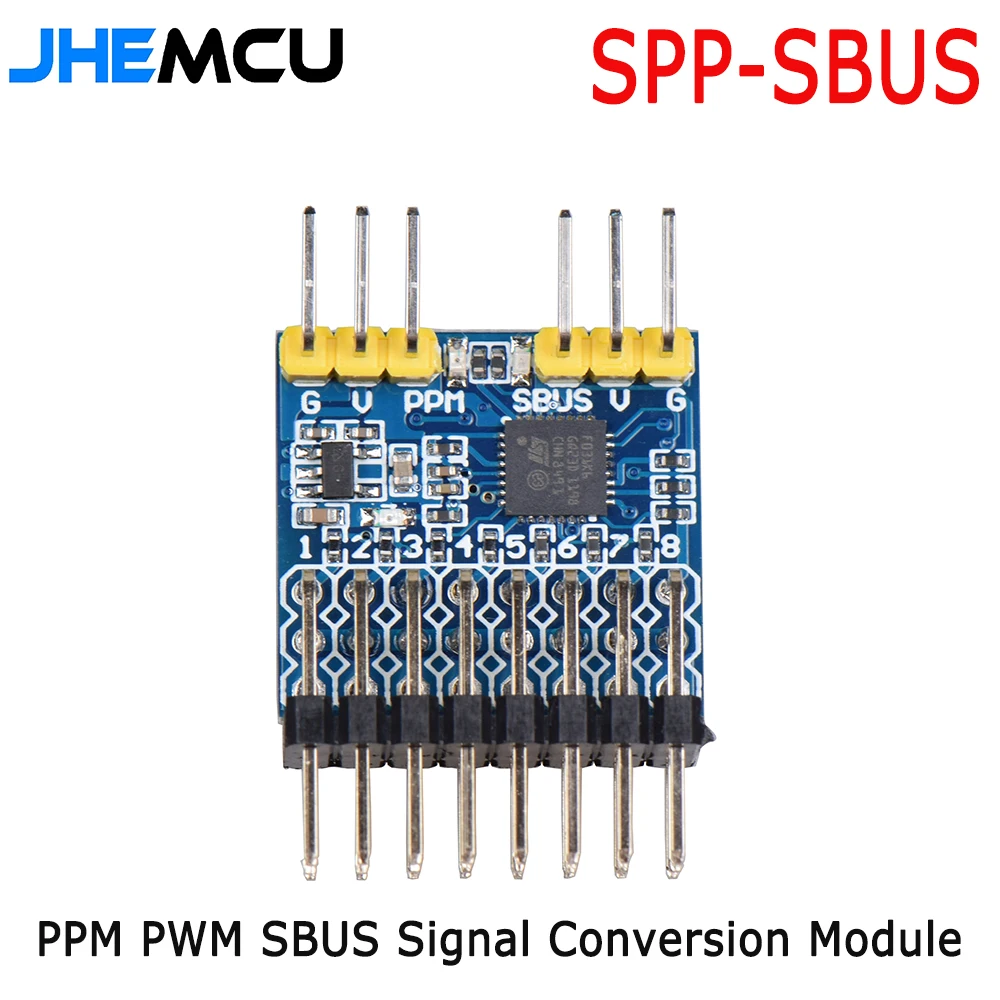 Receiver Sbus 8Ch - JHEMCU 8-kanałowy odbiornik PWM PPM SBUS,