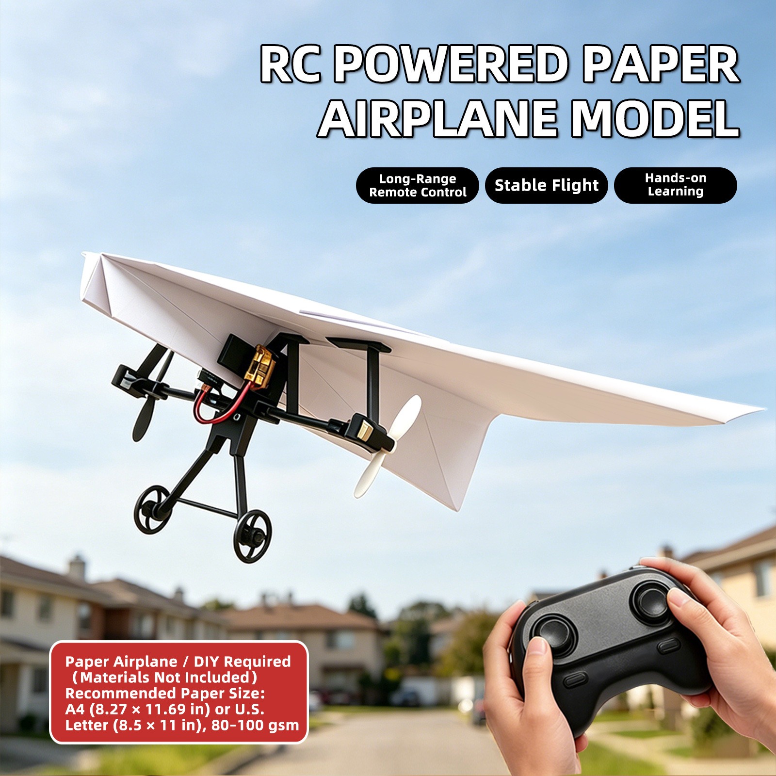 Rc Planes Horizon Hobby - Samolot RC zdalnie sterowany, papierowy model