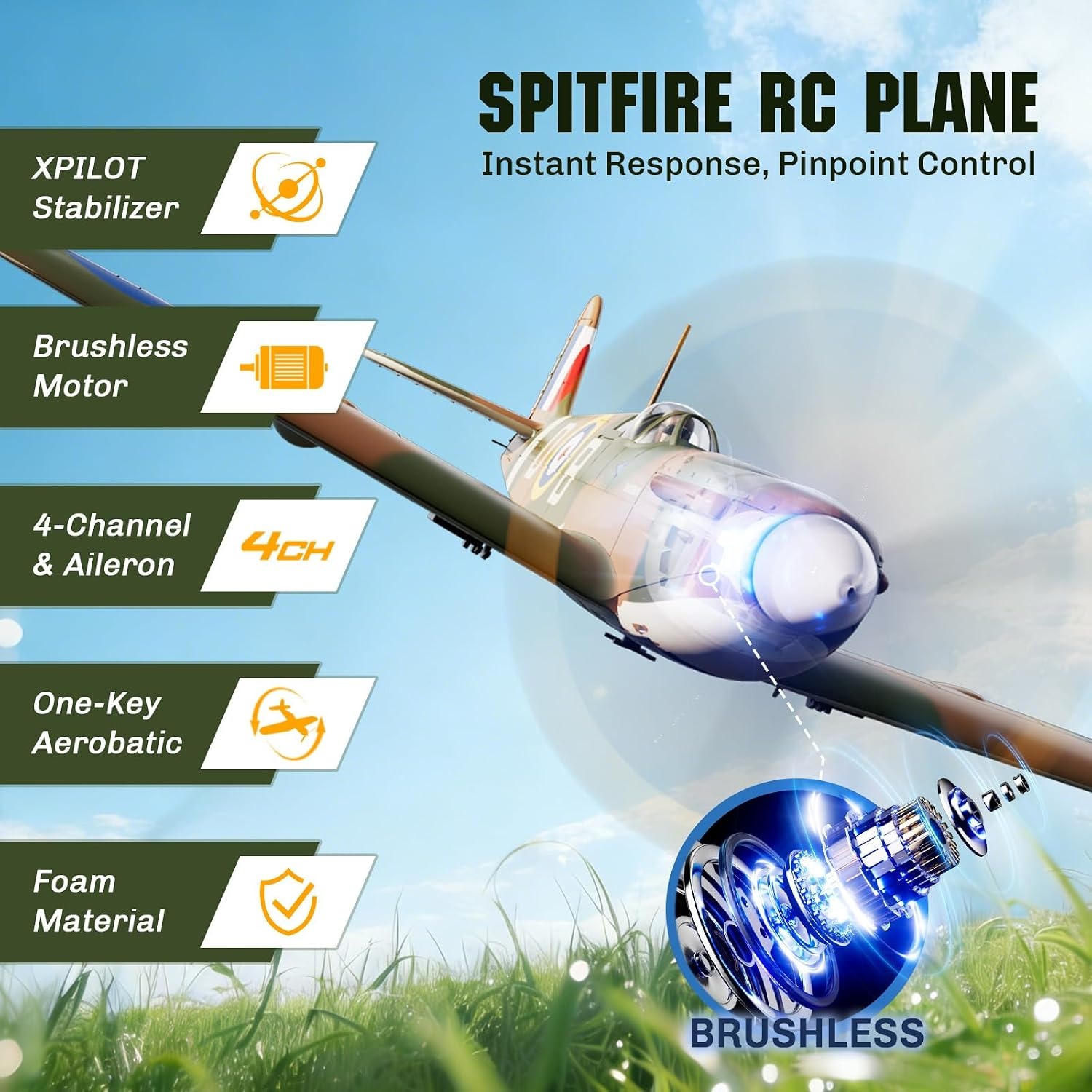 Bezszczotkowy samolot RC VOLAN – Rc Planes Horizon Hobby recenzja i cena