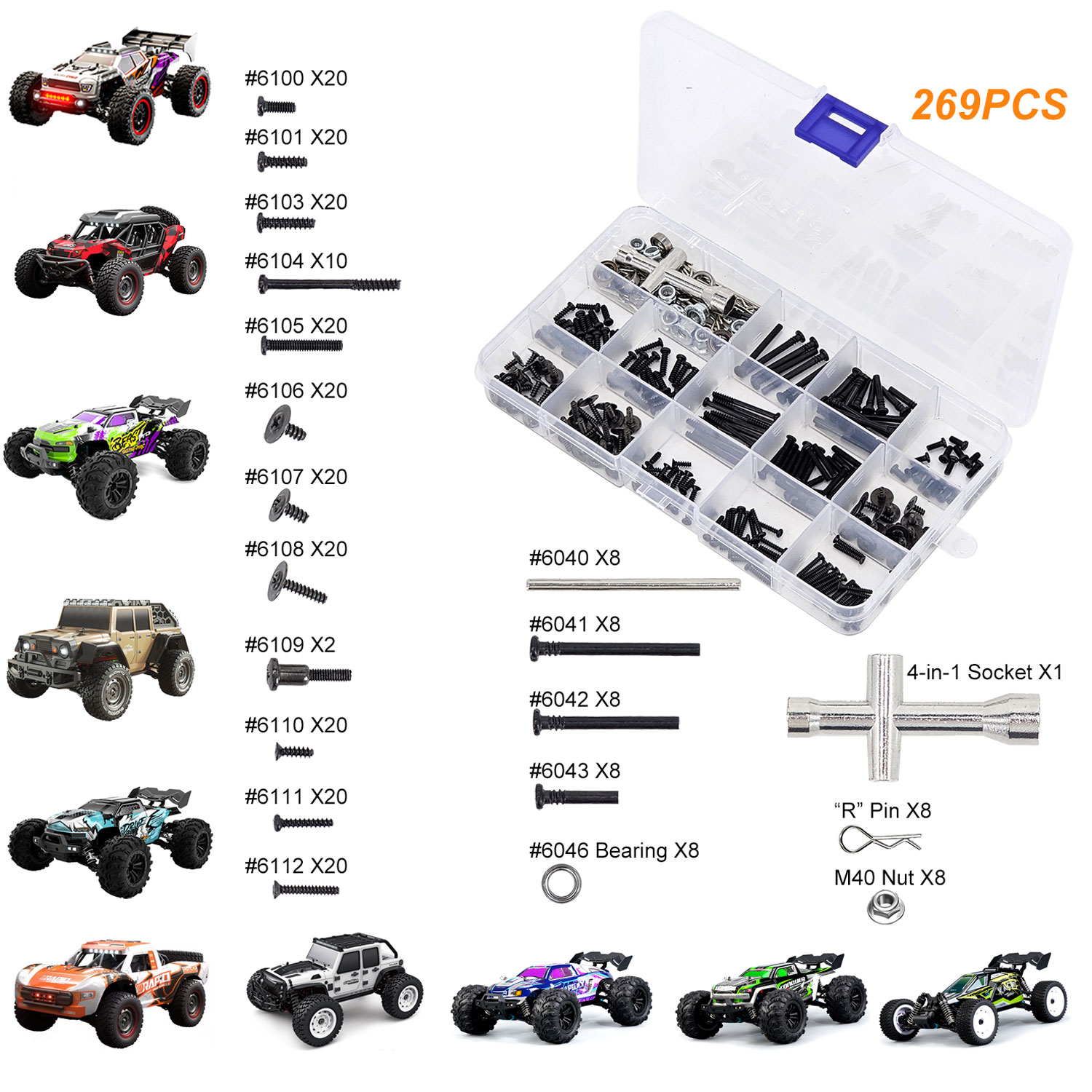 SCY 269-częściowy zestaw narzę – Rc Hobby Nut recenzja i cena