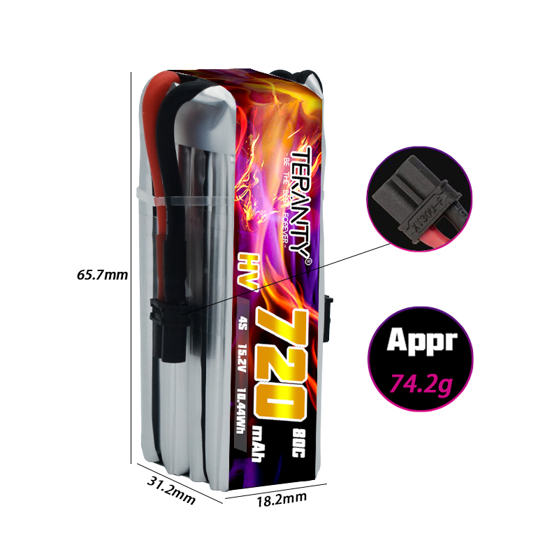 TERANTY 720mAh 4S 15.2V HV Bat – Lipo Battery 4S recenzja i cena