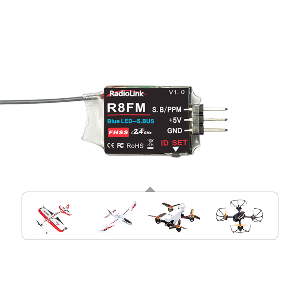 Odbiornik RC Radiolink 2.4GHz  – Receiver Sbus 8Ch recenzja i cena