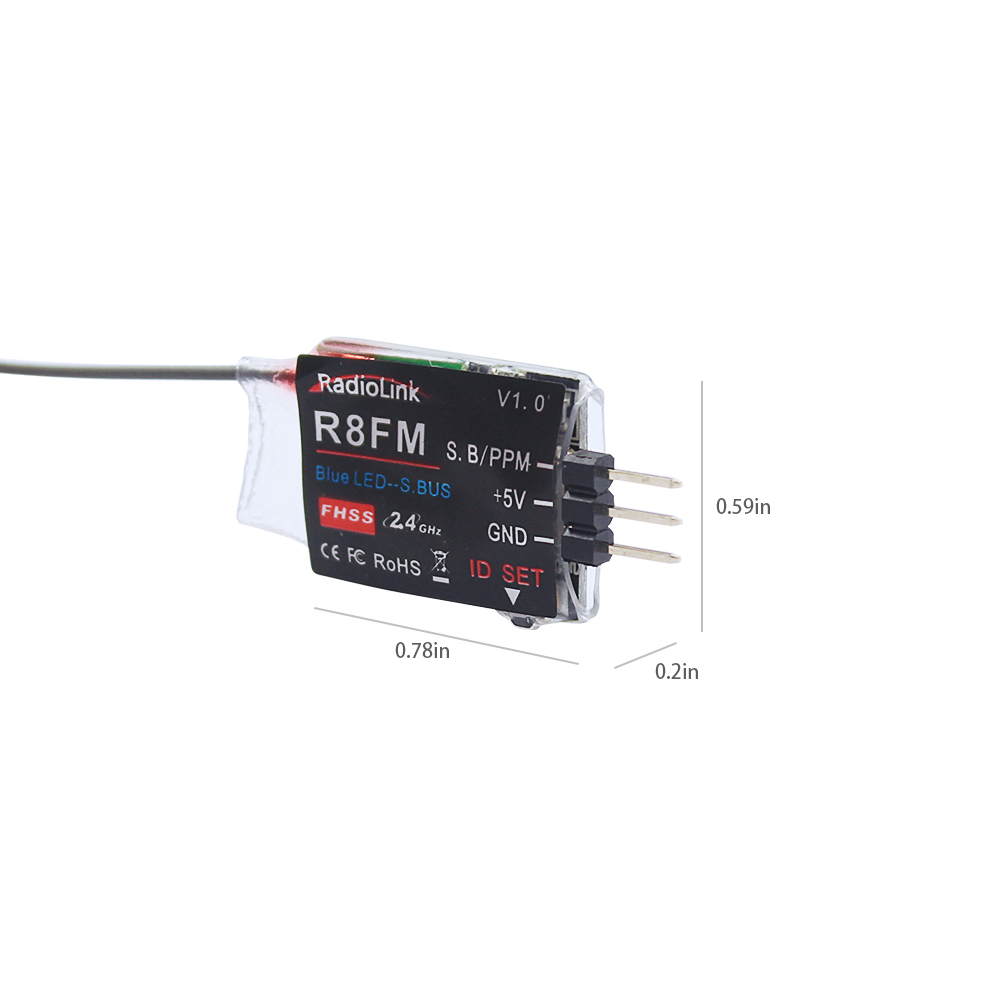 Odbiornik RC Radiolink 2.4GHz  – Receiver Sbus 8Ch recenzja i cena